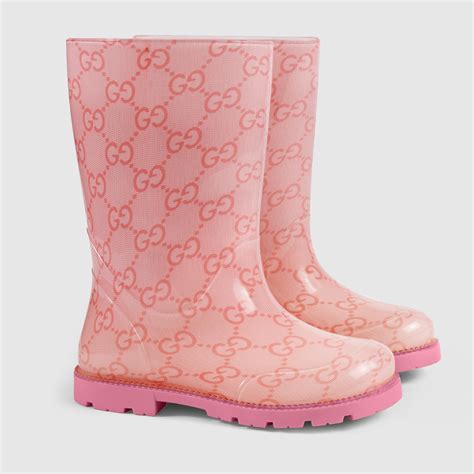 gucci rain boots for toddlers|Gucci print thigh high boots.